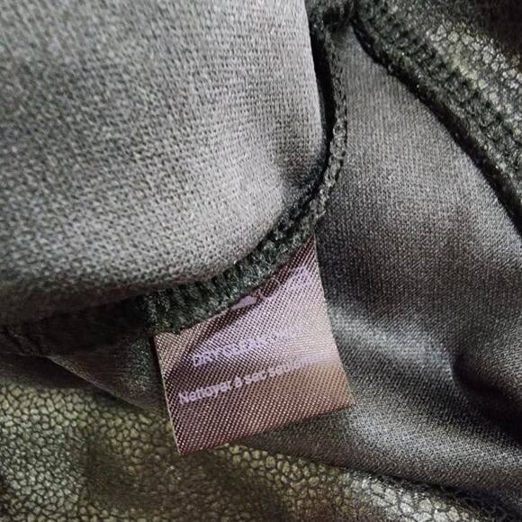 Hale Bob Flare Faux Suede Pants Black Size Small Pull On - Picture 6 of 8